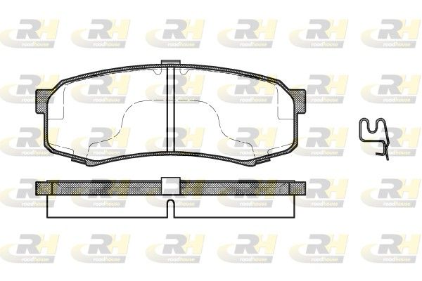 Гальмівні колодки дискові ROADHOUSE 241304 - zapix