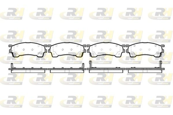 Гальмівні колодки дискові ROADHOUSE 241504 - zapix