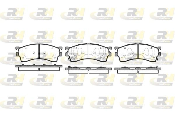 Гальмівні колодки дискові ROADHOUSE 241512 - zapix
