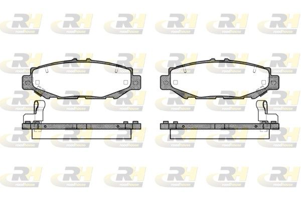 Гальмівні колодки дискові ROADHOUSE 242404 - zapix