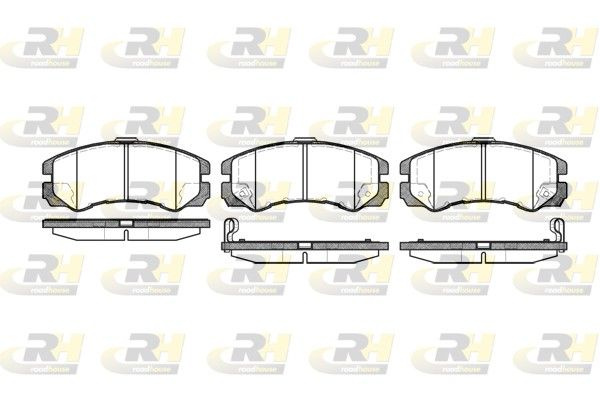 Гальмівні колодки дискові ROADHOUSE 242522 - zapix
