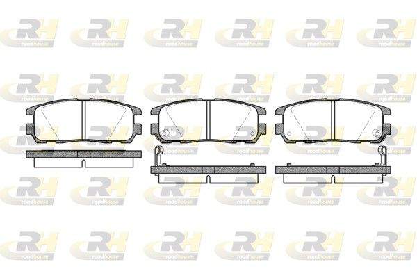 Гальмівні колодки дискові ROADHOUSE 242602 - zapix