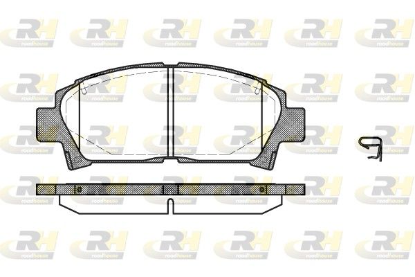 Гальмівні колодки дискові ROADHOUSE 242702 - zapix