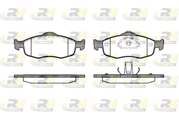 Гальмівні колодки дискові ROADHOUSE 243200 - zapix