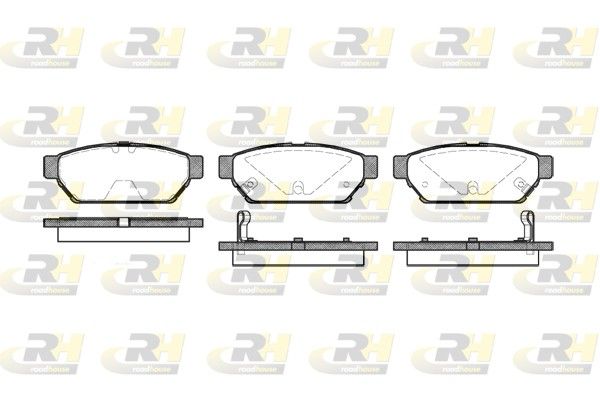 Гальмівні колодки дискові ROADHOUSE 244002 - zapix