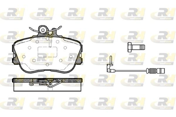 Гальмівні колодки дискові ROADHOUSE 244502 - zapix