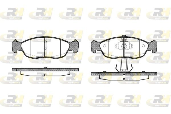 Гальмівні колодки дискові ROADHOUSE 246110 - zapix