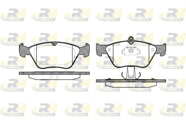 Гальмівні колодки дискові ROADHOUSE 246800 - zapix