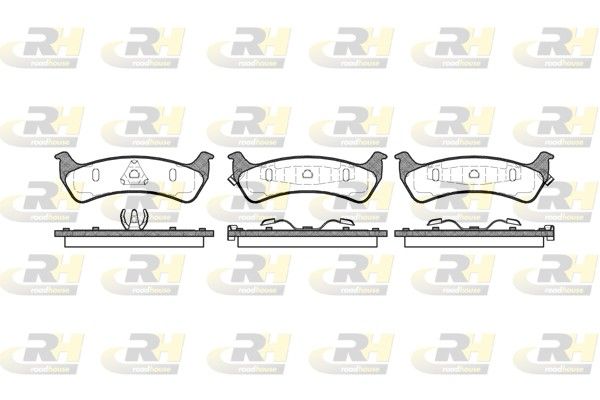 Гальмівні колодки дискові ROADHOUSE 247002 - zapix