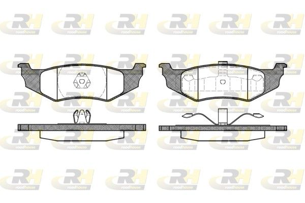 Гальмівні колодки дискові ROADHOUSE 248240 - zapix