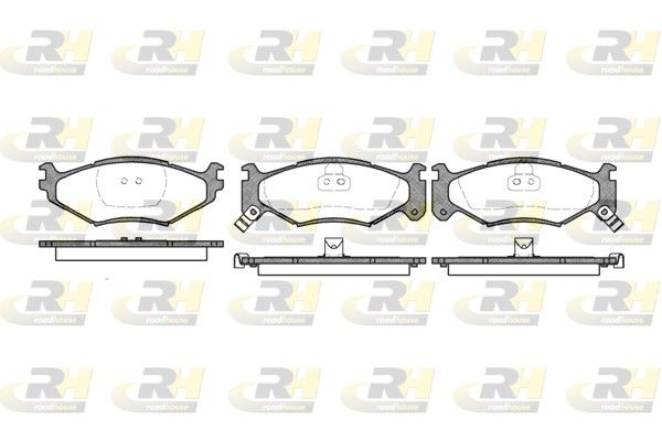 Гальмівні колодки дискові ROADHOUSE 248302 - zapix