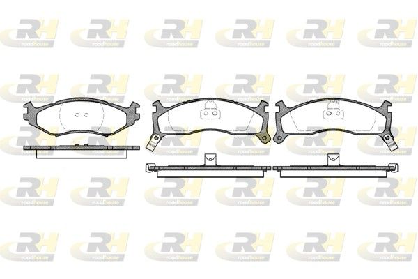 Гальмівні колодки дискові ROADHOUSE 248402 - zapix