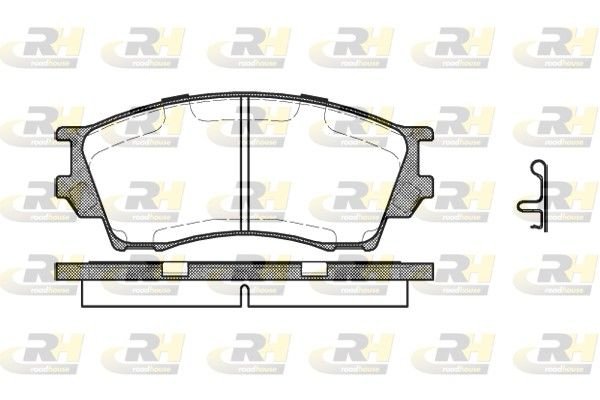 Гальмівні колодки дискові ROADHOUSE 249100 - zapix