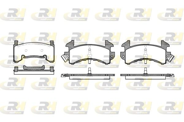 Гальмівні колодки дискові ROADHOUSE 251500 - zapix