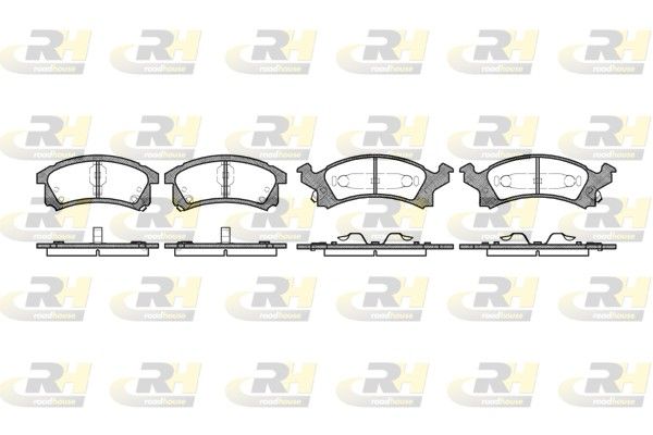 Гальмівні колодки дискові ROADHOUSE 253804 - zapix