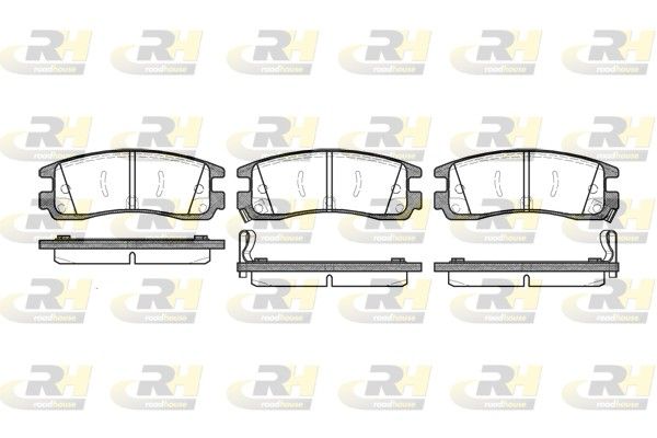 Гальмівні колодки дискові ROADHOUSE 256622 - zapix