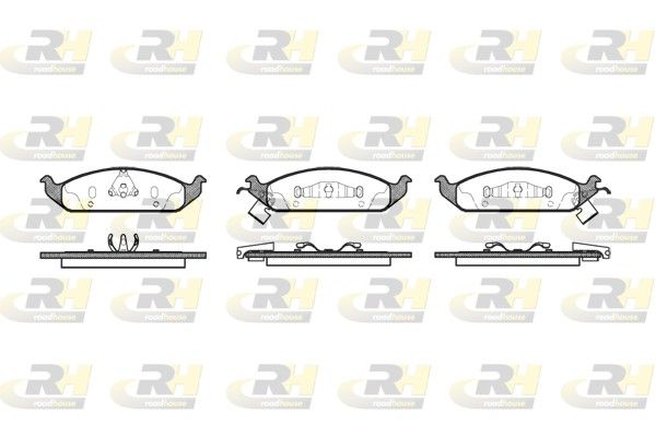 Гальмівні колодки дискові ROADHOUSE 257002 - zapix