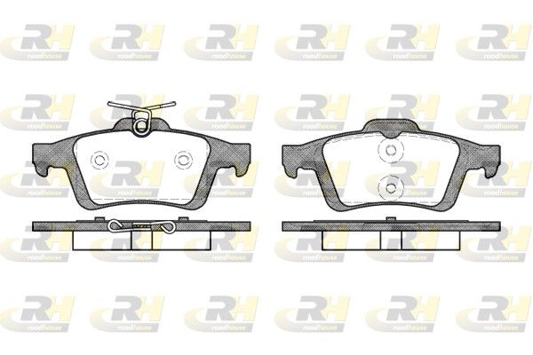 Гальмівні колодки дискові ROADHOUSE 284230 - zapix