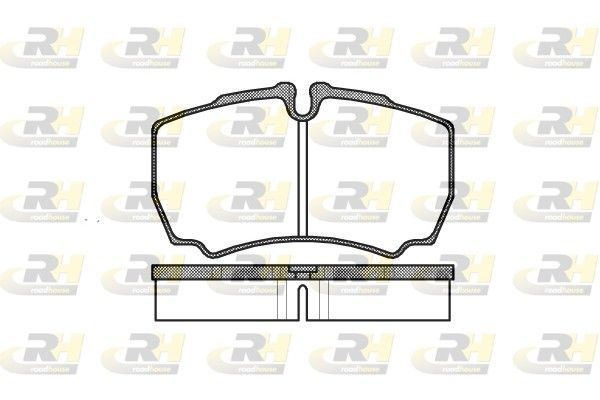 Гальмівні колодки дискові ROADHOUSE 284900 - zapix