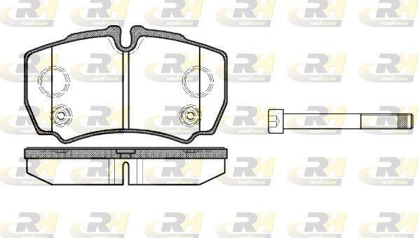 Гальмівні колодки дискові ROADHOUSE 284910 - zapix
