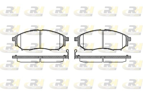 Гальмівні колодки дискові ROADHOUSE 285214 - zapix
