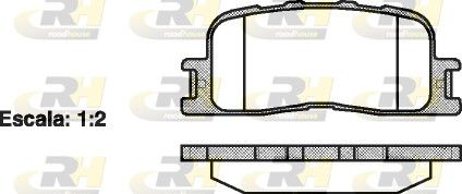 Гальмівні колодки дискові ROADHOUSE 285400 - zapix