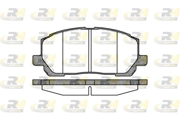Гальмівні колодки дискові ROADHOUSE 285500 - zapix