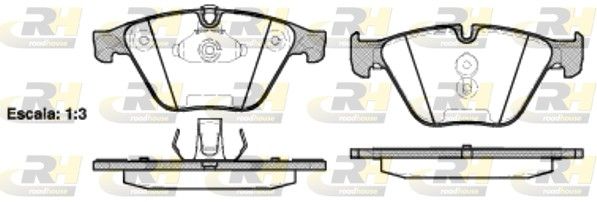 Гальмівні колодки дискові ROADHOUSE 285720 - zapix