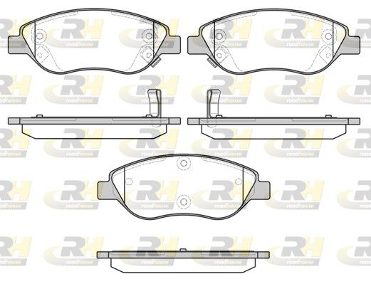 Гальмівні колодки дискові ROADHOUSE 286012 - zapix