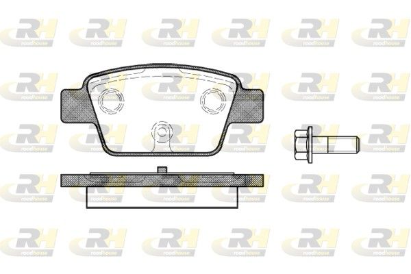 Гальмівні колодки дискові ROADHOUSE 286100 - zapix