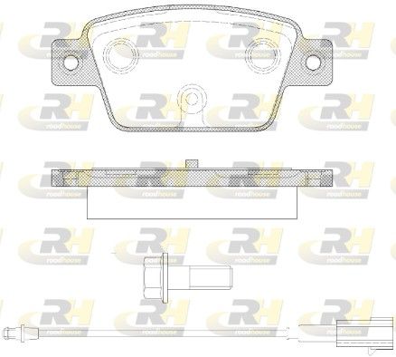Гальмівні колодки дискові ROADHOUSE 286112 - zapix