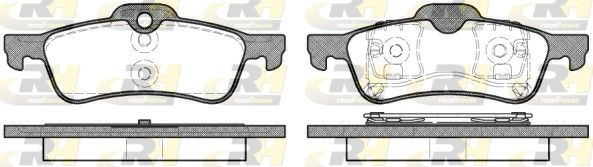 Гальмівні колодки дискові ROADHOUSE 286200 - zapix