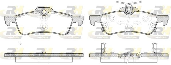 Гальмівні колодки дискові ROADHOUSE 286212 - zapix