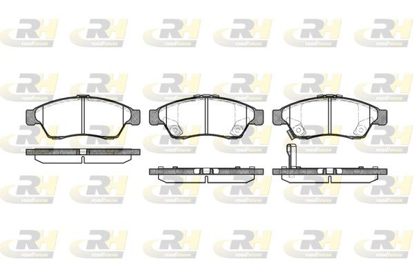 Гальмівні колодки дискові ROADHOUSE 287501 - zapix