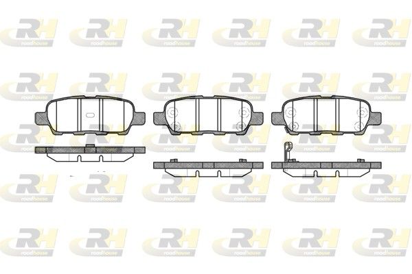 Гальмівні колодки дискові ROADHOUSE 287601 - zapix