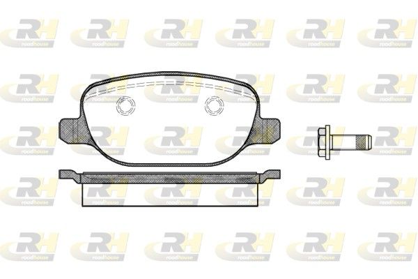 Гальмівні колодки дискові ROADHOUSE 287800 - zapix