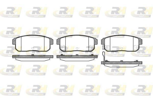 Гальмівні колодки дискові ROADHOUSE 288311 - zapix