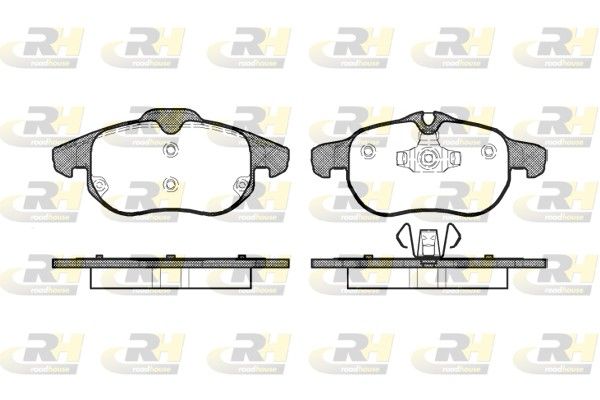 Гальмівні колодки дискові ROADHOUSE 288800 - zapix