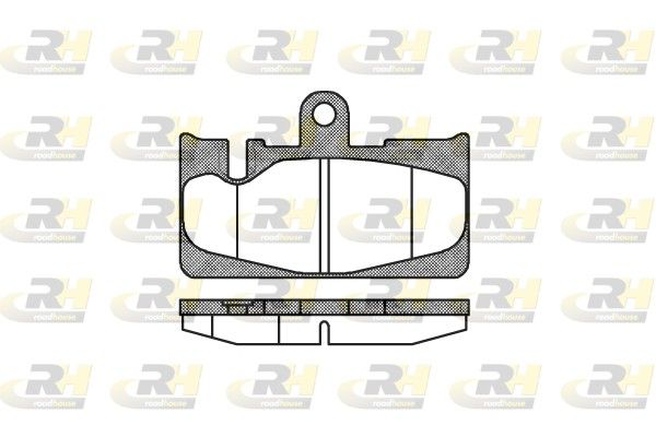 Гальмівні колодки дискові ROADHOUSE 288900 - zapix