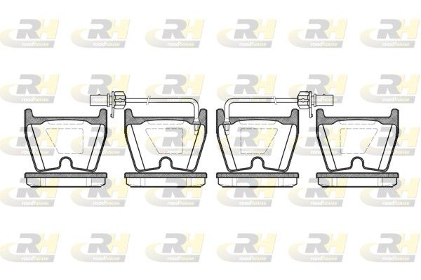 Гальмівні колодки дискові ROADHOUSE 289602 - zapix