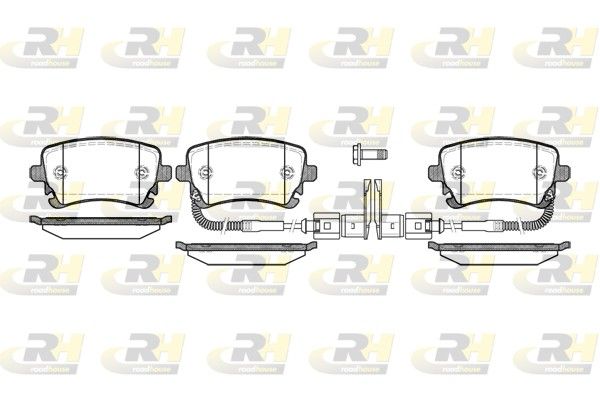 Гальмівні колодки дискові ROADHOUSE 289702 - zapix
