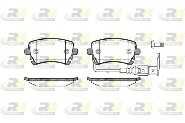 Гальмівні колодки дискові ROADHOUSE 289711 - zapix