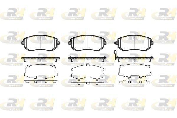 Гальмівні колодки дискові ROADHOUSE 295111 - zapix
