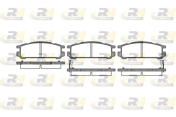 Гальмівні колодки дискові ROADHOUSE 234202 - zapix