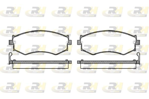 Гальмівні колодки дискові ROADHOUSE 235004 - zapix