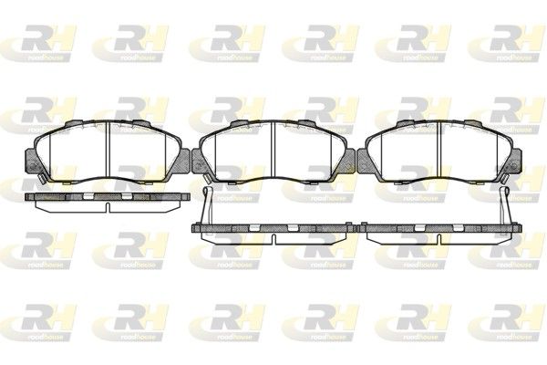 Гальмівні колодки дискові ROADHOUSE 235132 - zapix