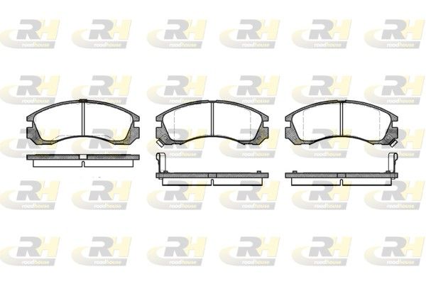Гальмівні колодки дискові ROADHOUSE 235402 - zapix