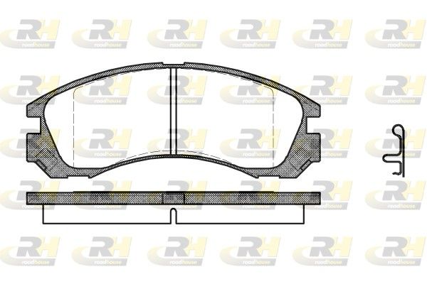 Гальмівні колодки дискові ROADHOUSE 235422 - zapix