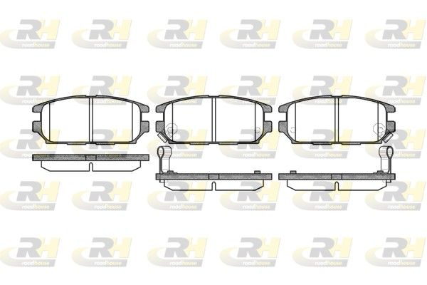 Гальмівні колодки дискові ROADHOUSE 235612 - zapix