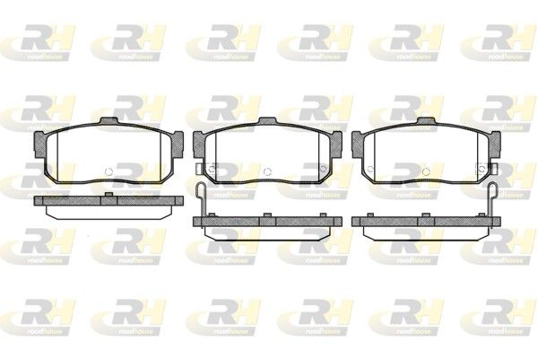 Гальмівні колодки дискові ROADHOUSE 236622 - zapix